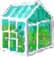 Greenhouse Environment A - 112x118 pixel art sprite