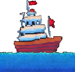 Harbor Environment B - 256x384 pixel art sprite