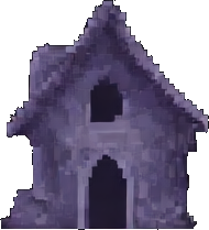 Effet de la Demeure Hantée B — sprite pixel art 256×384