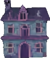 Haunted Mansion Environment B - 101x118 pixel art sprite