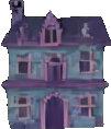Umgebung des Geisterhaus B — 101×118 Pixel-Art-Sprite