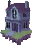 Objeto da Mansão Assombrada C — sprite pixel art 104×144