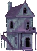 Haunted Mansion Building B - 130x176 pixel art sprite