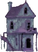 鬼屋建筑 B — 130×176 像素游戏素材