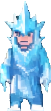 Personaje de la Cueva de Hielo A — sprite pixel art 101×218