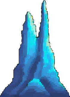 Efecto de la Cueva de Hielo A — sprite pixel art 256×384