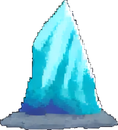 Ice Cave Effect B - 256x384 pixel art sprite