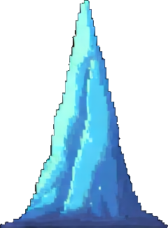 Effet de la Grotte de Glace C — sprite pixel art 256×384