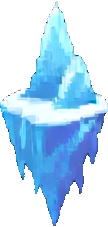 Ice Cave Environment B - 108x227 pixel art sprite
