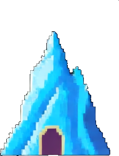Ice Cave Building A - 256x384 pixel art sprite