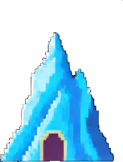 Eisgrotte Gebäude A — 256×384 Pixel-Art-Sprite