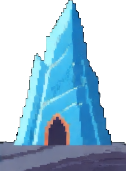Ice Cave Building B - 256x384 pixel art sprite