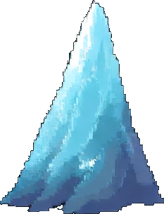 Ice Cave Tile A - 256x384 pixel art sprite