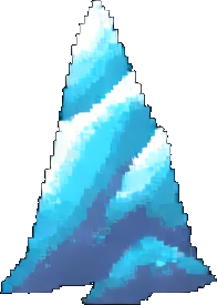 Ice Cave Tile C - 256x384 pixel art sprite