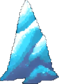 Eisgrotte Fliese C — 256×384 Pixel-Art-Sprite