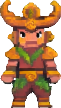 Jungle Temple Character A - 121x214 pixel art sprite