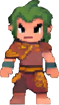 Jungle Temple Character B - 116x206 pixel art sprite