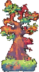 Jungle Temple Environment C — 256×384 pixel art sprite