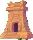 Jungle Temple Prop B - 115x138 pixel art sprite