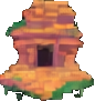 Jungle Temple Prop C - 86x91 pixel art sprite