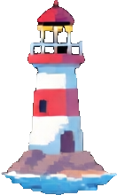 Lighthouse Character B - 132x220 pixel art sprite