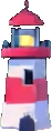 Effet du phare C — sprite pixel art 47×118