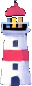 Lighthouse Environment B - 47x124 pixel art sprite