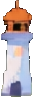 Lighthouse Prop A - 33x97 pixel art sprite