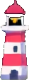 Lighthouse Prop C - 41x113 pixel art sprite