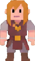 Low-Poly Wilderness Character A - 112x196 pixel art sprite