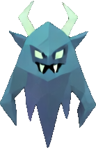Ennemi de basse polygone A — sprite pixel art 138×212
