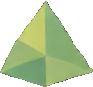 Low-Poly Wildnis Umgebung A — 93×87 Pixel-Art-Sprite
