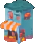 Objet de la rue du marché D — sprite pixel art 70×88