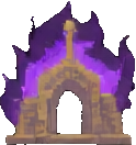 Efecto de Necrópolis B — sprite pixel art 124×132
