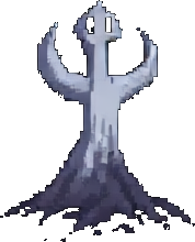 Environnement de Necropolis A — sprite pixel art 256×384