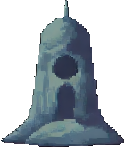 Necropolis Structure C - 256x384 pixel art sprite