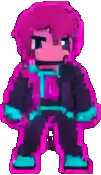 Neon City Character C - 101x175 pixel art sprite
