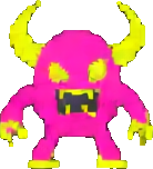 Neon City Enemy A - 138x152 pixel art sprite