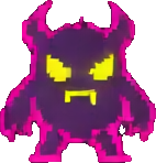 Inimigo C da Cidade Neon — sprite pixel art 142×148