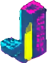 Neon City Environment C - 93x126 pixel art sprite
