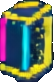 Neonstadt Gegenstand D — 54×82 Pixel-Art-Sprite
