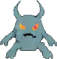 Ennemi du Village Ninja B — sprite pixel art 113×116
