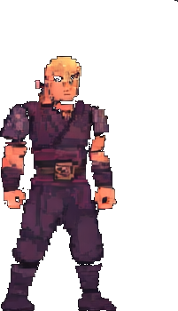 Ladrillo del pueblo ninja B — sprite pixel art 256×384