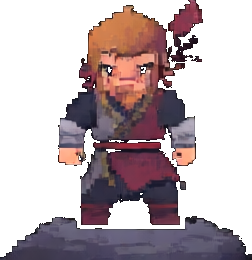 Ninja Village Tile D - 256x384 pixel art sprite