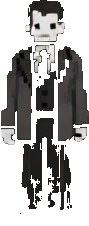 Noir Detective Character B - 89x226 pixel art sprite