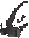 Entorno del detective noir C — sprite pixel art 42×55