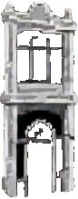 Noir Detective Structure C - 86x219 pixel art sprite