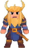 Norse Mythology Character A - 120x200 pixel art sprite
