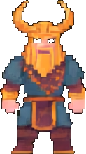 Norse Mythologie Fliese C — 256×384 Pixel-Art-Sprite