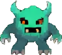 Inimigo C do Oásis do Deserto — sprite pixel art 124×109